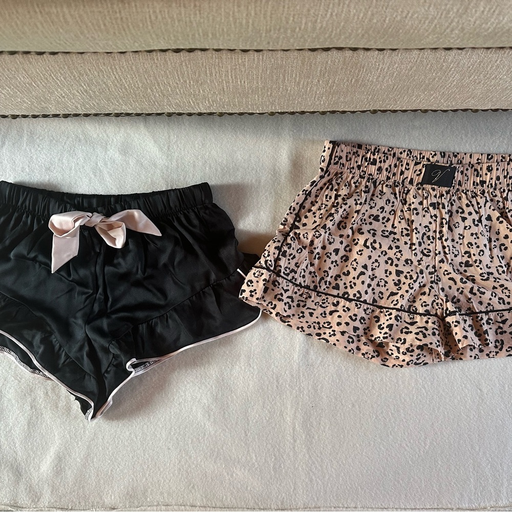 Victoria’s Secret 2 Lounge Sleep Shorts Women’s XS Xtra Small